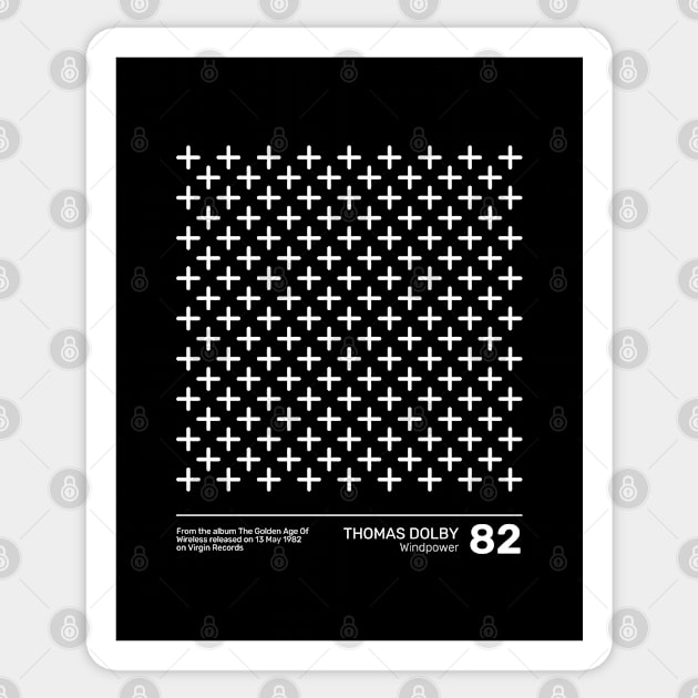 Thomas Dolby Windpower Sticker by Timeless Chaos